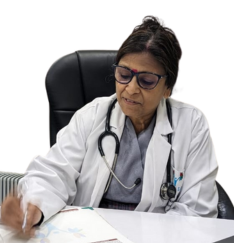 Dr. Sujata Mittal – Senior Gynecologist Oncologist with 35 years of experience.